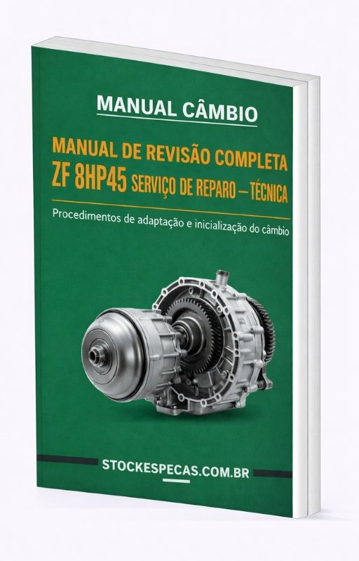 Manual de Revisão Completa ZF 8HP45 de serviço de reparo — Série Técnica