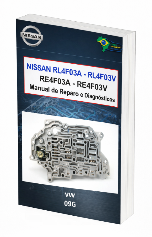 Manual de Reparos e Diagnósticos Nissan RL4F03A / RL4F03V – Transmissão Automática 4 Marchas Completo