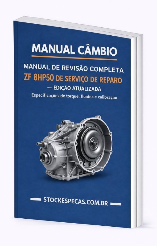 Manual de Revisão Completa ZF 8HP50 de serviço de reparo — Edição Atualizada