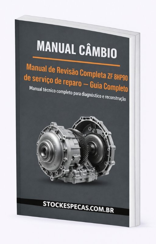 Manual de Revisão Completa ZF 8HP90 de serviço de reparo — Guia Completo