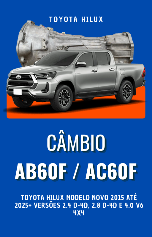Manual Técnico Completo Câmbio Automático Hilux AB60F / AC60F Novo 2015+ – Em Português! - Imagem 2