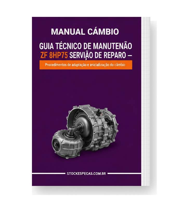 Guia Técnico de Manutenção ZF 8HP75 de serviço de reparo — Uso Profissional