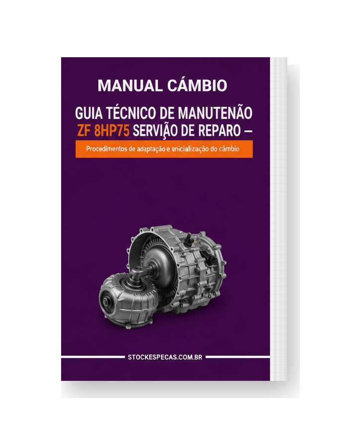 Guia Técnico de Manutenção ZF 8HP75 de serviço de reparo — Uso Profissional
