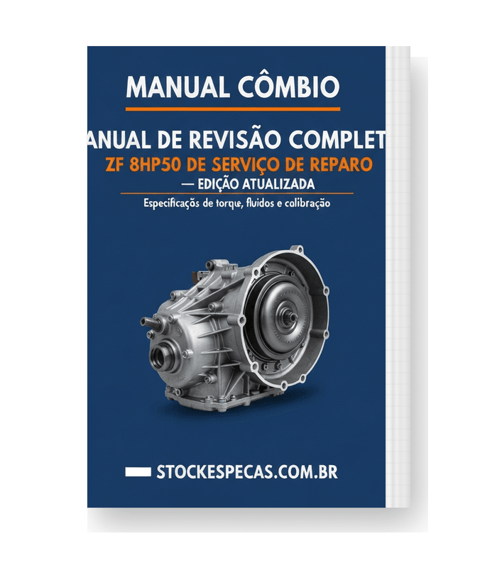 Manual de Revisão Completa ZF 8HP50 de serviço de reparo — Edição Atualizada