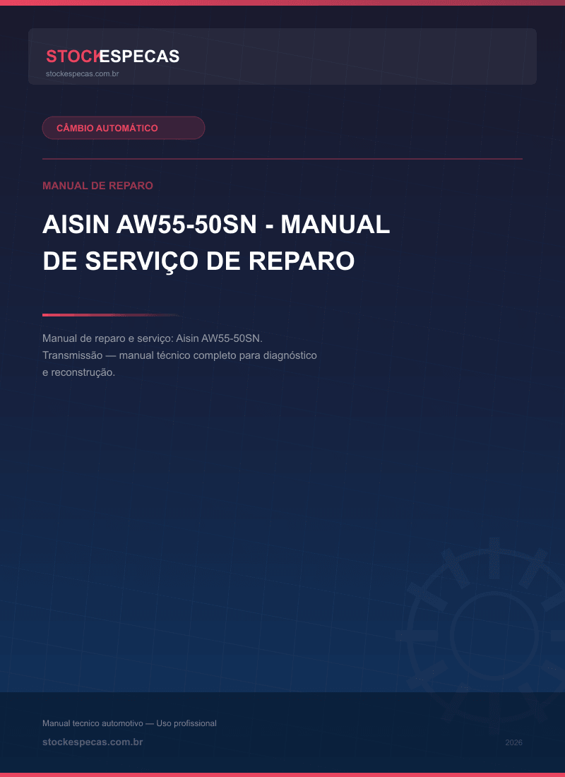 Aisin AW55-50SN - Manual de serviço de reparo