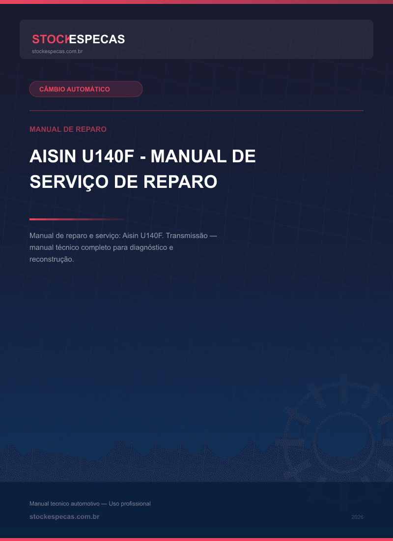 Aisin U140F - Manual de serviço de reparo