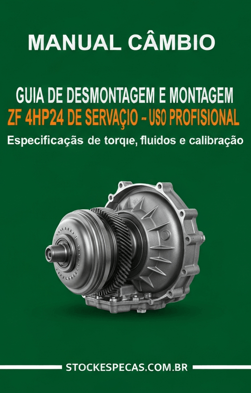 Guia de Desmontagem e Montagem ZF 4HP24 de serviço de reparo — Uso Profissional - Imagem 2
