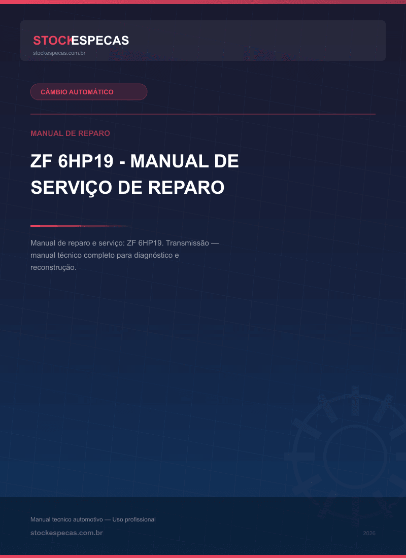 ZF 6HP19 - Manual de serviço de reparo