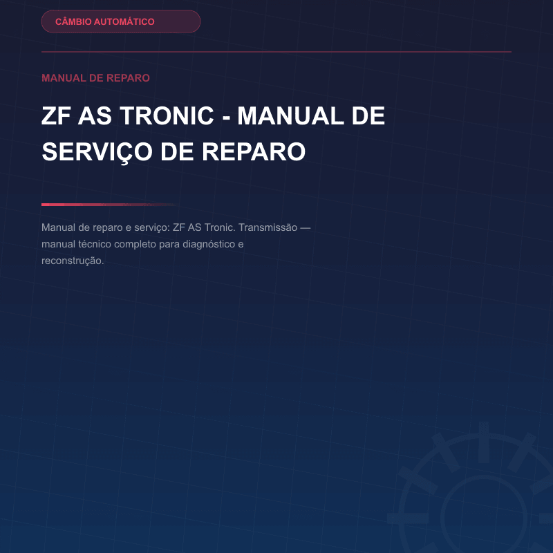 ZF AS Tronic - Manual de serviço de reparo
