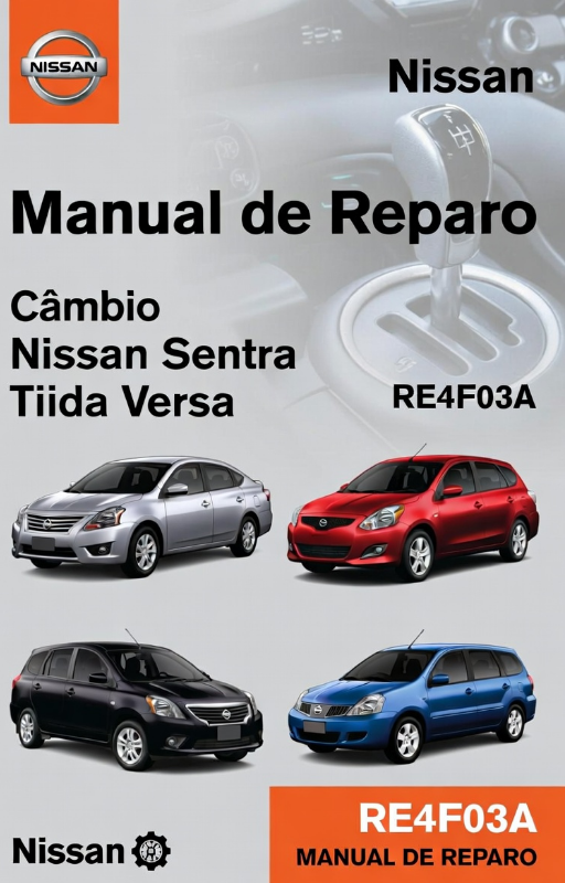 Manual Técnico Completo Reparo Câmbio Automático RE4F03A Nissan Sentra Tiida Versa Livina - Imagem 2